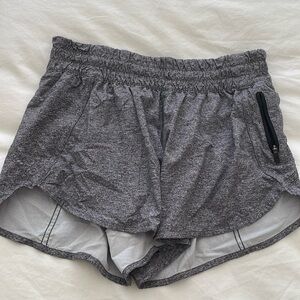 Lulu grey running short